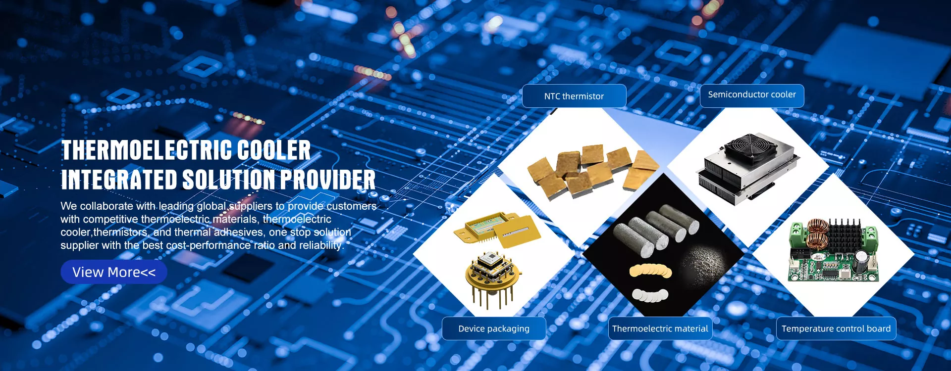 Assemblages de refroidisseurs thermoélectriques de qualité